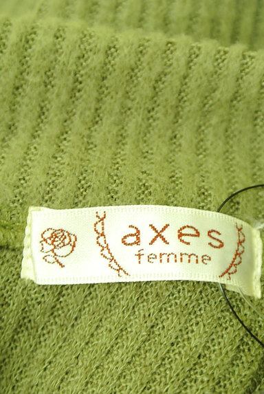 axes femme（アクシーズファム）の古着「ビジューレースハイネックリブニット（ニット）」大画像６へ