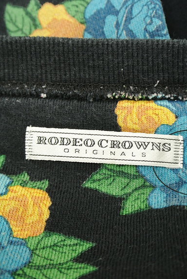 RODEO CROWNS（ロデオクラウン）の古着「レトロ花柄スウェットトップス（スウェット・パーカー）」大画像６へ