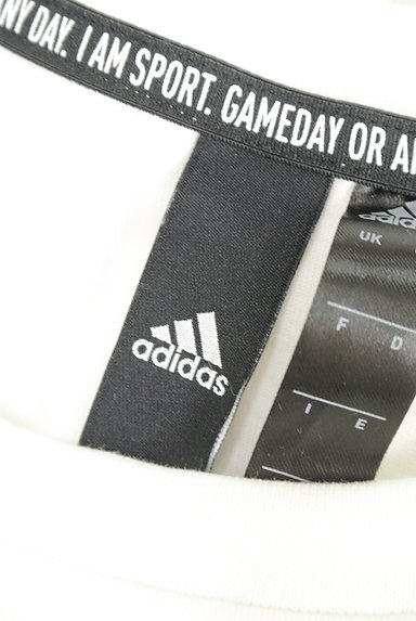 adidas（アディダス）の古着「モノトーンロゴプリントＴシャツ（Ｔシャツ）」大画像６へ