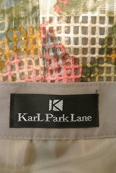 KarL Park Lane（カールパークレーン）の古着「膝下丈花柄メッシュフレアスカート（スカート）」大画像６へ