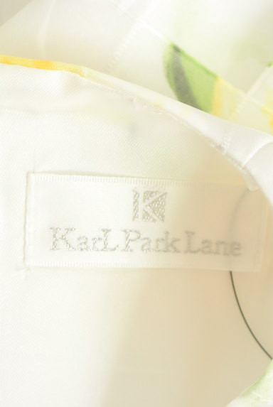 KarL Park Lane（カールパークレーン）の古着「花柄シアーチェック7分袖ワンピ（ワンピース・チュニック）」大画像６へ