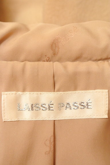 LAISSE PASSE（レッセパッセ）の古着「ファーフード付きタックフレアコート（ダウンジャケット・ダウンコート）」大画像６へ