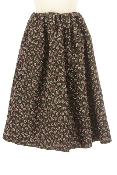 BEAMS Women's（ビームス　ウーマン）の古着「小花刺繍ギャザーフレアスカート（スカート）」大画像１へ