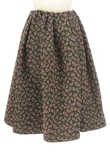BEAMS Women's（ビームス　ウーマン）の古着「小花刺繍ギャザーフレアスカート（スカート）」大画像２へ
