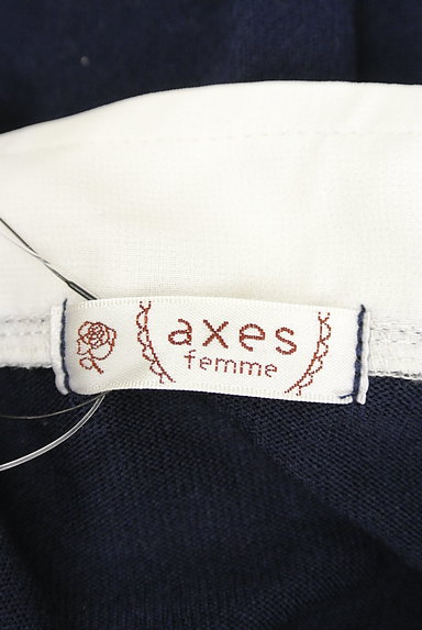 axes femme（アクシーズファム）の古着「フリル襟付きオリエンタルカットソー（ニット）」大画像６へ