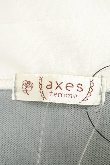 axes femme（アクシーズファム）の古着「レイヤード風エレガントニット（ニット）」大画像６へ