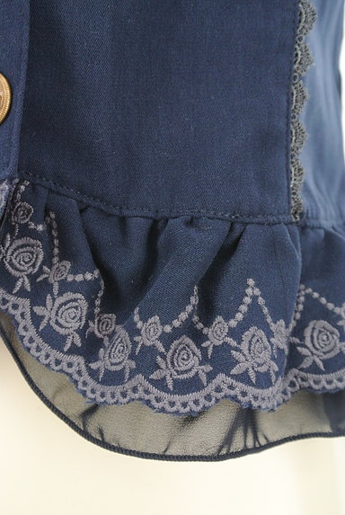 axes femme（アクシーズファム）の古着「裾フリル刺繍入りコンパクトベスト（ベスト・ジレ）」大画像５へ