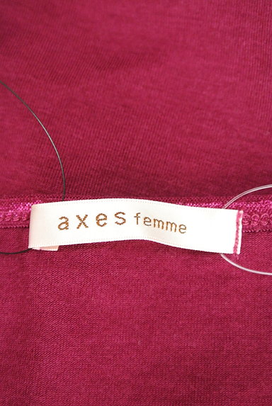 axes femme（アクシーズファム）の古着「花モチーフ付チュールフリルカットソー（キャミソール・タンクトップ）」大画像６へ