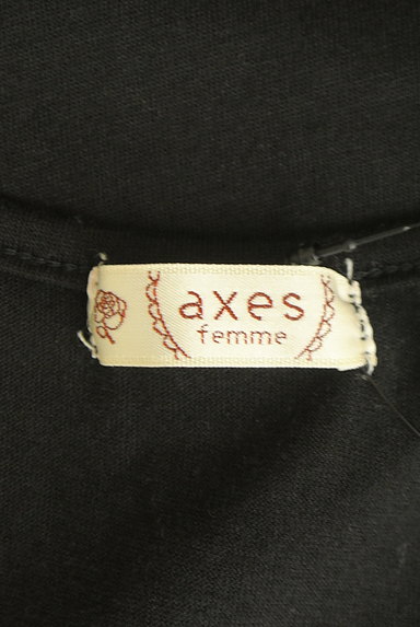 axes femme（アクシーズファム）の古着「小判柄シフォンフリル袖カットソー（カットソー・プルオーバー）」大画像６へ