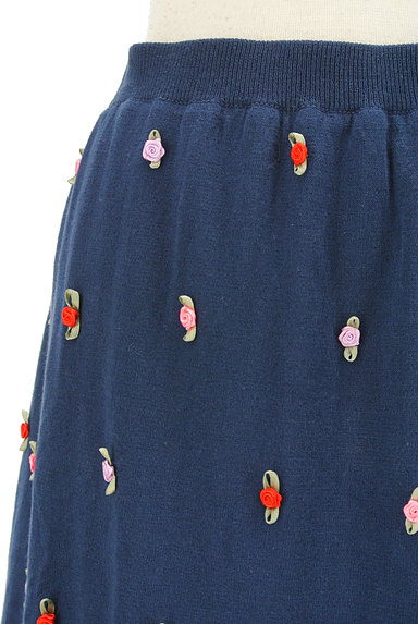 Ninamew（ニーナミュウ）の古着「小花ニットミニスカート（ミニスカート）」大画像４へ