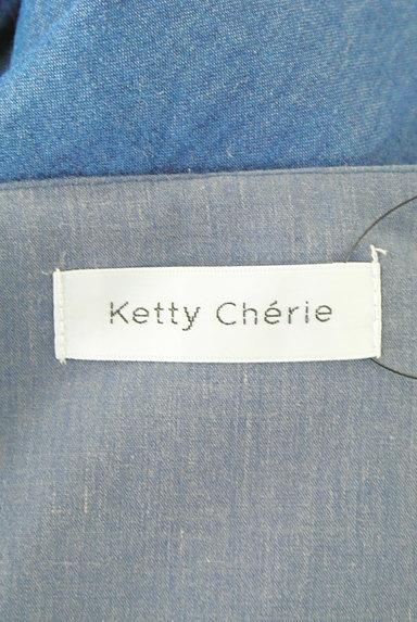 Ketty Cherie（ケティ シェリー）の古着「ノーカラーロングデニムコート（コート）」大画像６へ