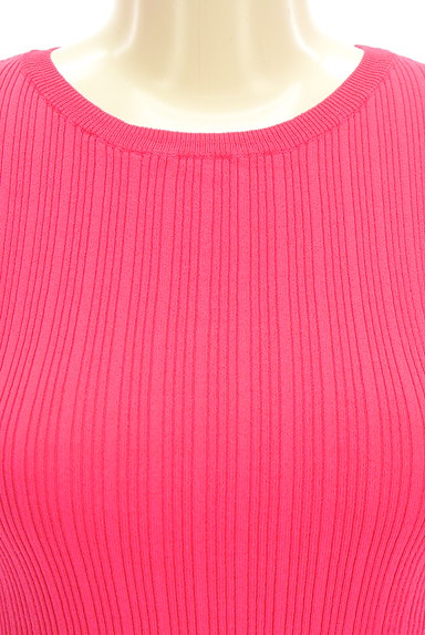 Ketty Cherie（ケティ シェリー）の古着「カラー５分袖美ラインリブニット（ニット）」大画像５へ