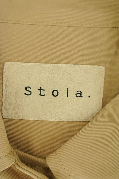 Stola.（ストラ）の古着「ライナー付丸襟ロングトレンチコート（トレンチコート）」大画像６へ