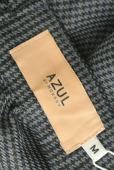 AZUL by moussy（アズールバイマウジー）の古着「千鳥格子柄ロングフレアスカート（ロングスカート・マキシスカート）」大画像６へ