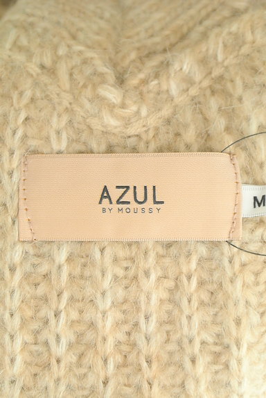 AZUL by moussy（アズールバイマウジー）の古着「Ｖネックワイドロングニット（セーター）」大画像６へ