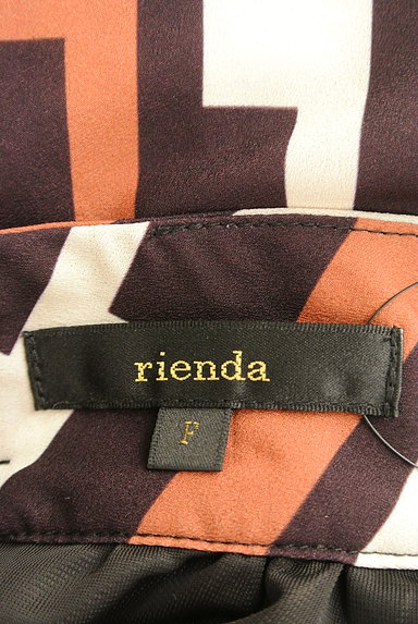 rienda（リエンダ）の古着「モダン総柄ドルマンカットソー（カットソー・プルオーバー）」大画像６へ