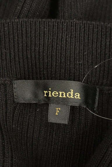 rienda（リエンダ）の古着「ベーシックリブニットトップス（ニット）」大画像６へ