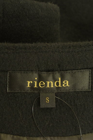 rienda（リエンダ）の古着「マフラー付きノーカラーロングコート（コート）」大画像６へ