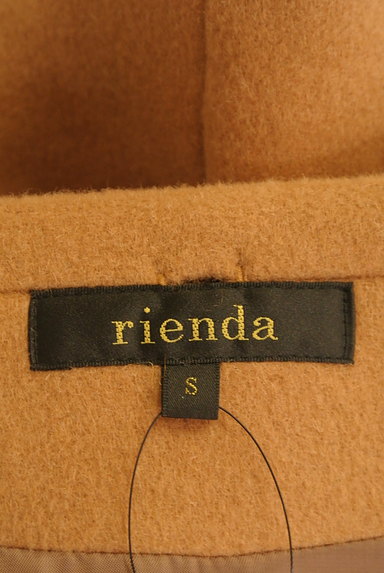 rienda（リエンダ）の古着「マフラー付きロングノーカラーコート（コート）」大画像６へ
