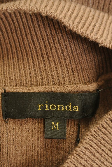 rienda（リエンダ）の古着「ラウンドカットニットロングワンピ（ワンピース・チュニック）」大画像６へ