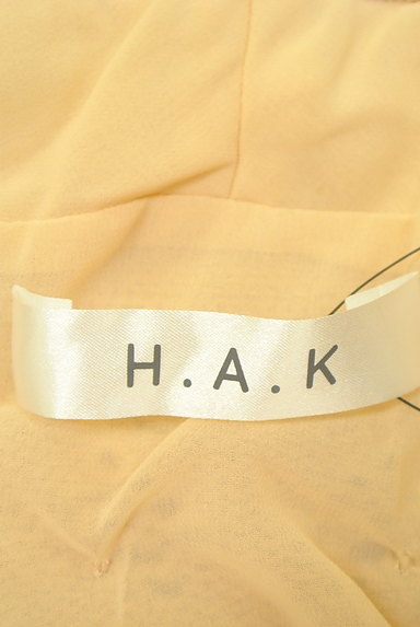 H.A.K（ハク）の古着「シフォン×ケーブルニットカーディガン（カーディガン・ボレロ）」大画像６へ