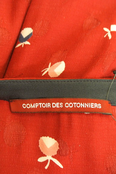 Comptoir des Cotonniers（コントワーデコトニエ）の古着「花柄ノーカラーシャツワンピ（ワンピース・チュニック）」大画像６へ
