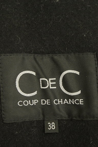 COUP DE CHANCE（クードシャンス）の古着「チェック×無地ウエストリボンコート（コート）」大画像６へ