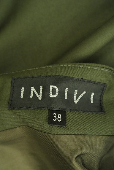 INDIVI（インディヴィ）の古着「サイドプリーツ膝下丈スカート（ロングスカート・マキシスカート）」大画像６へ