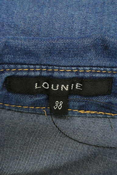 LOUNIE（ルーニィ）の古着「ドルマンスリットデニムシャツ（カジュアルシャツ）」大画像６へ