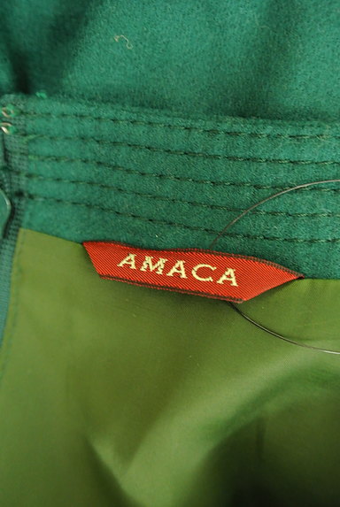 AMACA（アマカ）の古着「細ベルト膝下丈ウールワンピース（ワンピース・チュニック）」大画像６へ