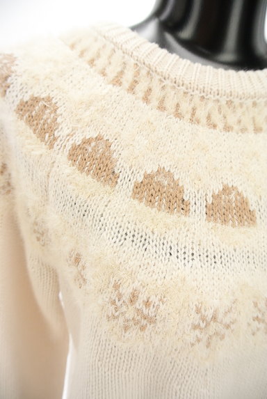 Couture Brooch（クチュールブローチ）の古着「ふわふわノルディックニットセーター（ニット）」大画像４へ