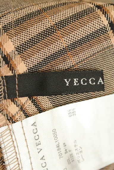 YECCA VECCA（イェッカヴェッカ）の古着「チェック柄ミモレ丈フレアスカート（ロングスカート・マキシスカート）」大画像６へ