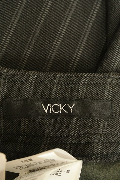 VICKY（ビッキー）の古着「裏起毛ストライプパンツ（パンツ）」大画像６へ