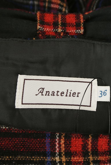 anatelier（アナトリエ）の古着「りぼん付きチェック柄フレアワンピース（ワンピース・チュニック）」大画像６へ
