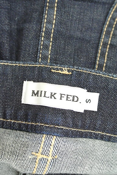 MILKFED.（ミルク フェド）の古着「リボンポケットデニムミニスカート（ミニスカート）」大画像６へ