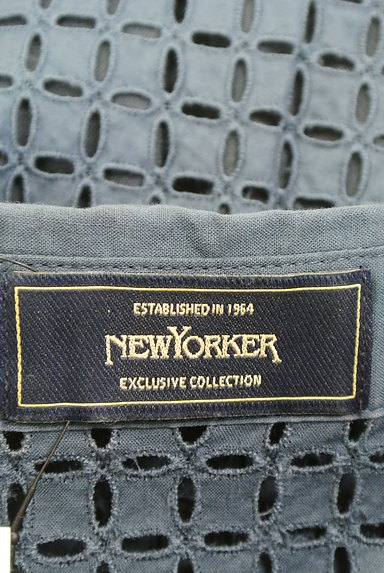 NEW YORKER（ニューヨーカー）の古着「透かし編みレースワンピース（ワンピース・チュニック）」大画像６へ