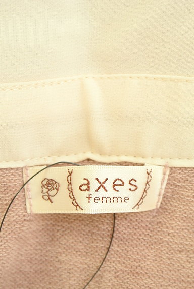 axes femme（アクシーズファム）の古着「シフォン切替フェミニンニット（ニット）」大画像６へ