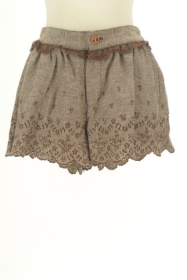 LIZ LISA（リズリサ）の古着「刺繍スカラップショートパンツ（ショートパンツ・ハーフパンツ）」大画像１へ