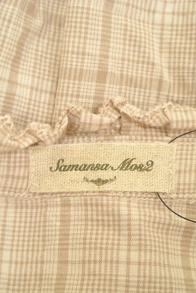 SM2（サマンサモスモス）の古着「フリルバンドカラーチェックシャツ（カジュアルシャツ）」大画像６へ