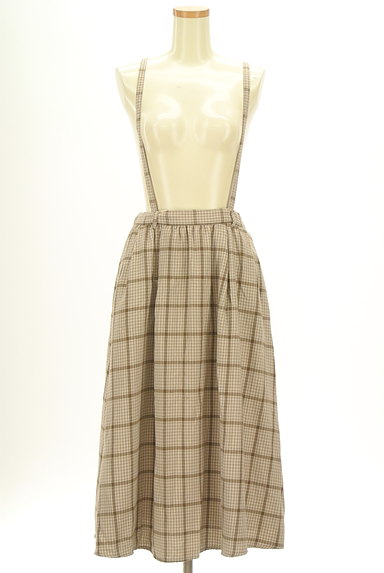 SM2（サマンサモスモス）の古着「チェック柄ロングサロペットスカート（オーバーオール・サロペット）」大画像１へ