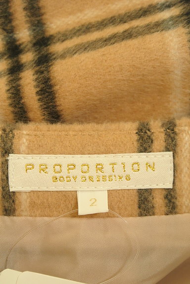PROPORTION BODY DRESSING（プロポーションボディ ドレッシング）の古着「チェック柄フレアスカート（スカート）」大画像６へ