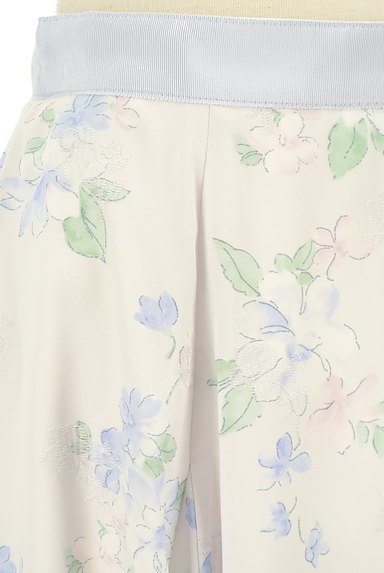 LAISSE PASSE（レッセパッセ）の古着「花柄タックフレアスカート（スカート）」大画像４へ