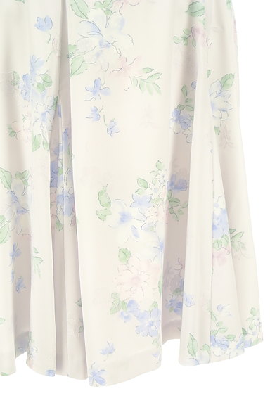LAISSE PASSE（レッセパッセ）の古着「花柄タックフレアスカート（スカート）」大画像５へ
