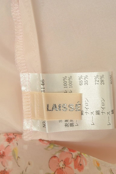 LAISSE PASSE（レッセパッセ）の古着「花柄シフォンワンピース（ワンピース・チュニック）」大画像６へ