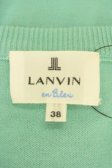 LANVIN en Bleu（ランバンオンブルー）の古着「立体花モチーフチュールニット（ニット）」大画像６へ
