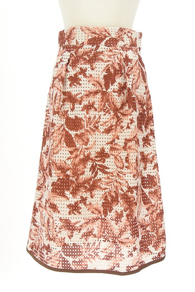 JILLSTUART（ジルスチュアート）の古着「花柄透かし編み地フレアスカート（スカート）」大画像１へ