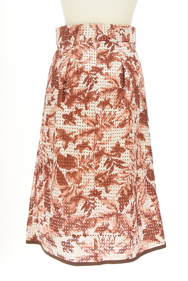 JILLSTUART（ジルスチュアート）の古着「花柄透かし編み地フレアスカート（スカート）」大画像２へ