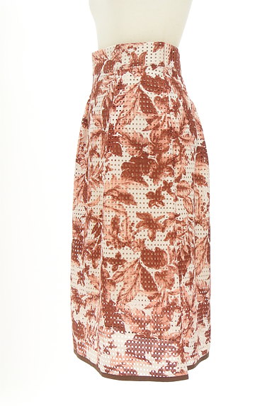 JILLSTUART（ジルスチュアート）の古着「花柄透かし編み地フレアスカート（スカート）」大画像３へ