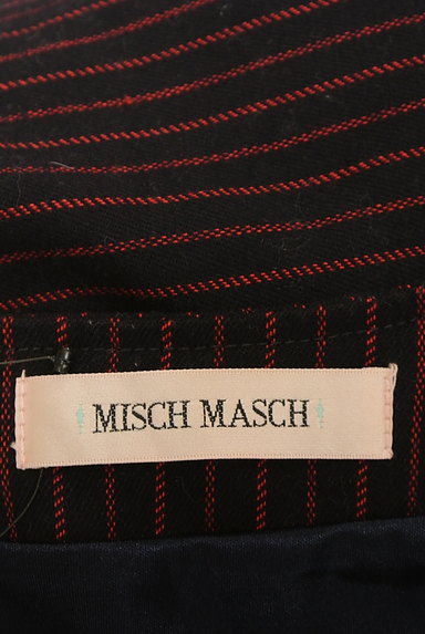 MISCH MASCH（ミッシュマッシュ）の古着「袖ビジューストライプ柄起毛ワンピ（ワンピース・チュニック）」大画像６へ