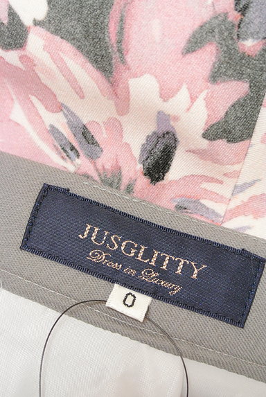 JUSGLITTY（ジャスグリッティー）の古着「花柄サーキュラーフレアスカート（スカート）」大画像６へ